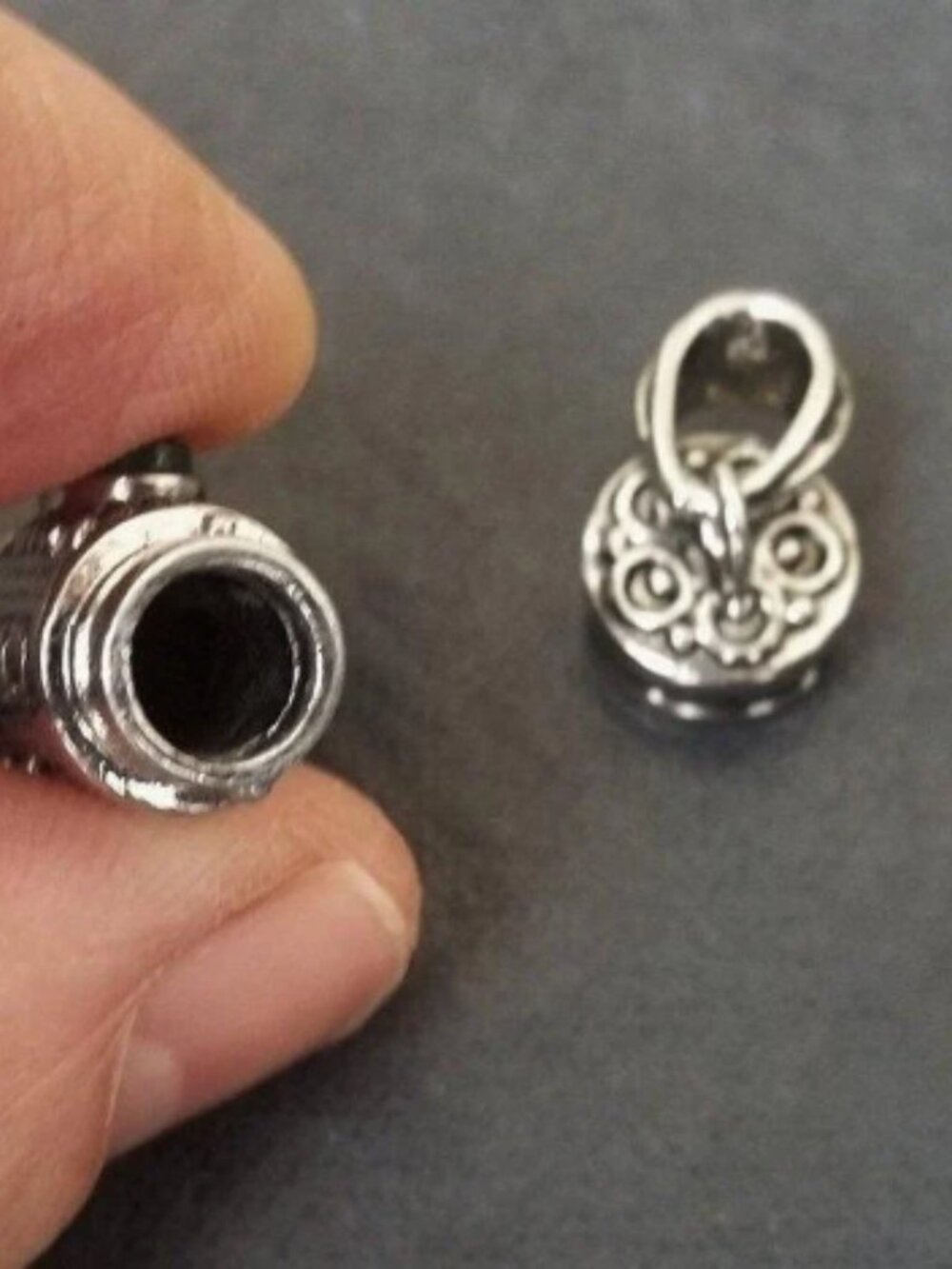 October Birthstone Necklace Locket - Picture 4 of 6